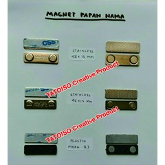 magnet papan nama (magnet papan nama dada)