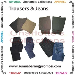 celana panjang/ trousers/ celana kantor/ celana jeans/ celana kerja.