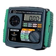 portable appliance testers kyoritsu 6200