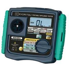 portable appliance testers kyoritsu 6202