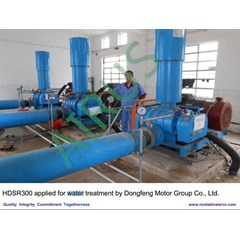 water treatment plant roots blower
