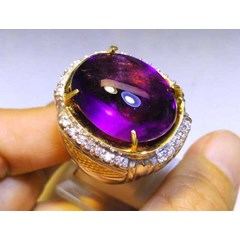 batu mulia kecubung kalimantan jumbo size (code:qz164)