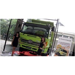 hino fm 285 jd 6x4, dump truck 10 ban dgn mesin teknologi commonrail