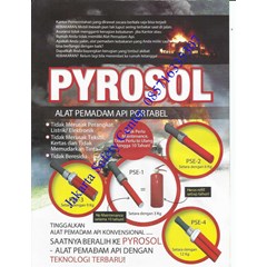 tabung pemadam kebakarang, apar pyrosol, fire extinguisher portable, pyrosol