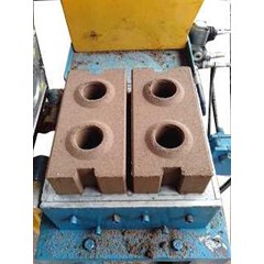 mesin pres/cetak bata interlock semi manual - hasil 2