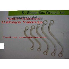 kunci ring model ss shape box wrench set