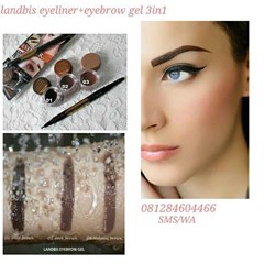 landbis eyeliner + eyebrow gel 3 in 1