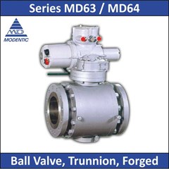 modentic - ball valve, trunnion, forged