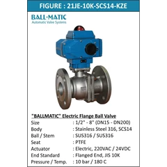 ball matic - electric flange ball valve