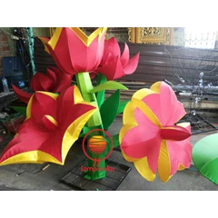 l-410, lampion karakter bunga