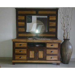 buffet rias minimalis antik