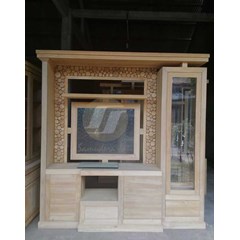 buffet partisi minimalis biground kaca es