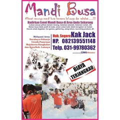 mandi busa seru