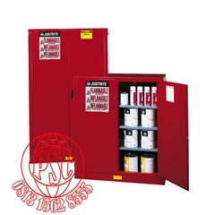 red safety lemari cabinet for combustible justrite