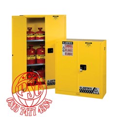 yellow safety lemari cabinet for combustibles justrite