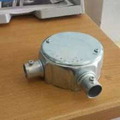 circular surface box 2 way (angle) e-31 steel