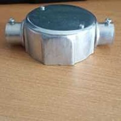 circular surface box 2 way (through) e-51 steel