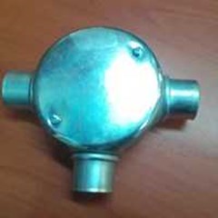 circular surface box 3 way g-54 steel