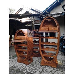 tempat botol oval antik