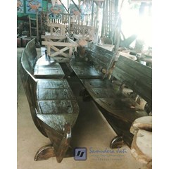 bangku perahu sampan antik