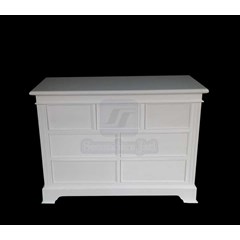 nakas minimalis modern duco white