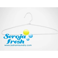 hanger kawat  lapis selang plastik