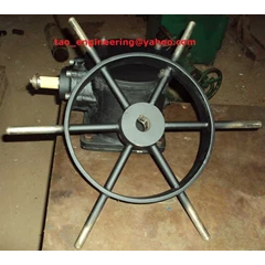 gearbox for sluice gate, motorized and manual