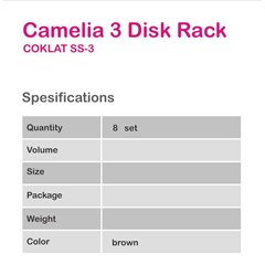 rak piring coklat ss3 camelafr