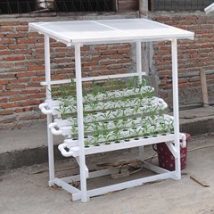 jirifarm paket starterkit hidroponik 1m l nft talang 60 lubang tanam