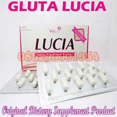 vitamin pemutih badan para artis gluta lucia asli