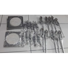 alat pelengkap laboratorium - kassa asbes & clamp
