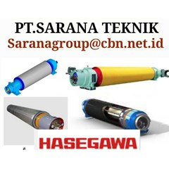 hasegawa suction rolls machinery for pulp paper pt sarana teknik