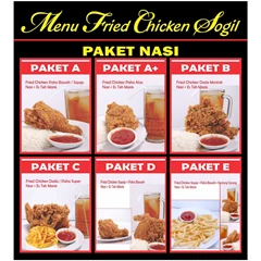 menu paket chicken sogil kutabumi tangerang