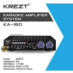krezt ka 160 amplifier usb bluetooth