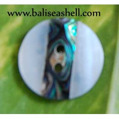 shell button crafts art inlay / kancing bulat paua mix