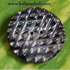 carving button art indonesia / kancing bulat tahiti