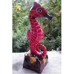 patung fiberglass, patung air mancur