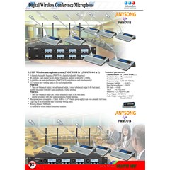 digital wireless conference microphone (pmm7018 - pmm7014)