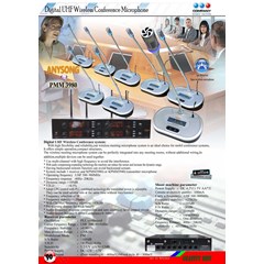 digital uhf conference microphone pmm3980