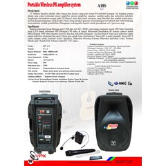 portable wireless pa amplifer a18s