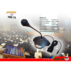 professional wired conference microphone( pmm-116)