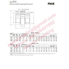 katalog, data sheet, catalog coupling falk wrapflex r 10