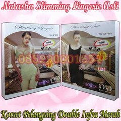 korset pelangsing natasha slimming suit duoble infra merah asli