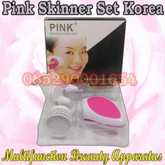 alat pengencang kulit wajah pink skinner beauty set korea