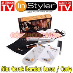 alat catok rambut murah instyler rotating iron 2 in 1 