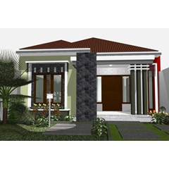 design rumah 3d (denah, tampak, interior)