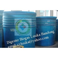 digester biogas  fiberglass, degister biogas  biodegister