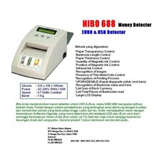 money detector, deteksi uang palsu nibo 688