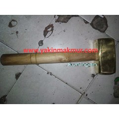 palu kuningan gagang kayu termurah