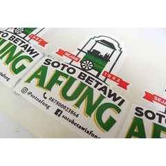 label makanan restaurant